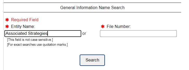 Delaware C Corp Search Name Search