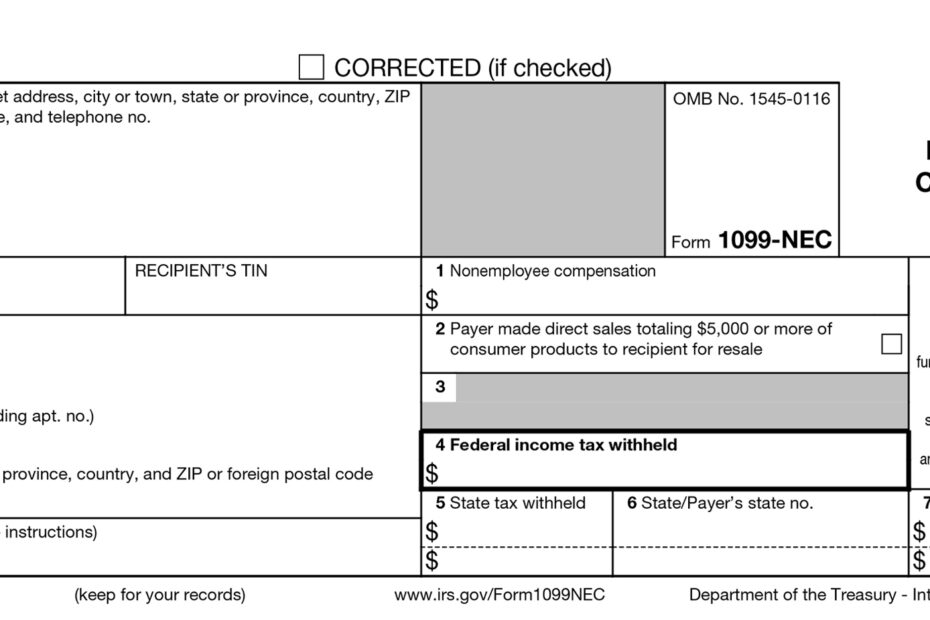 does c corp get 1099